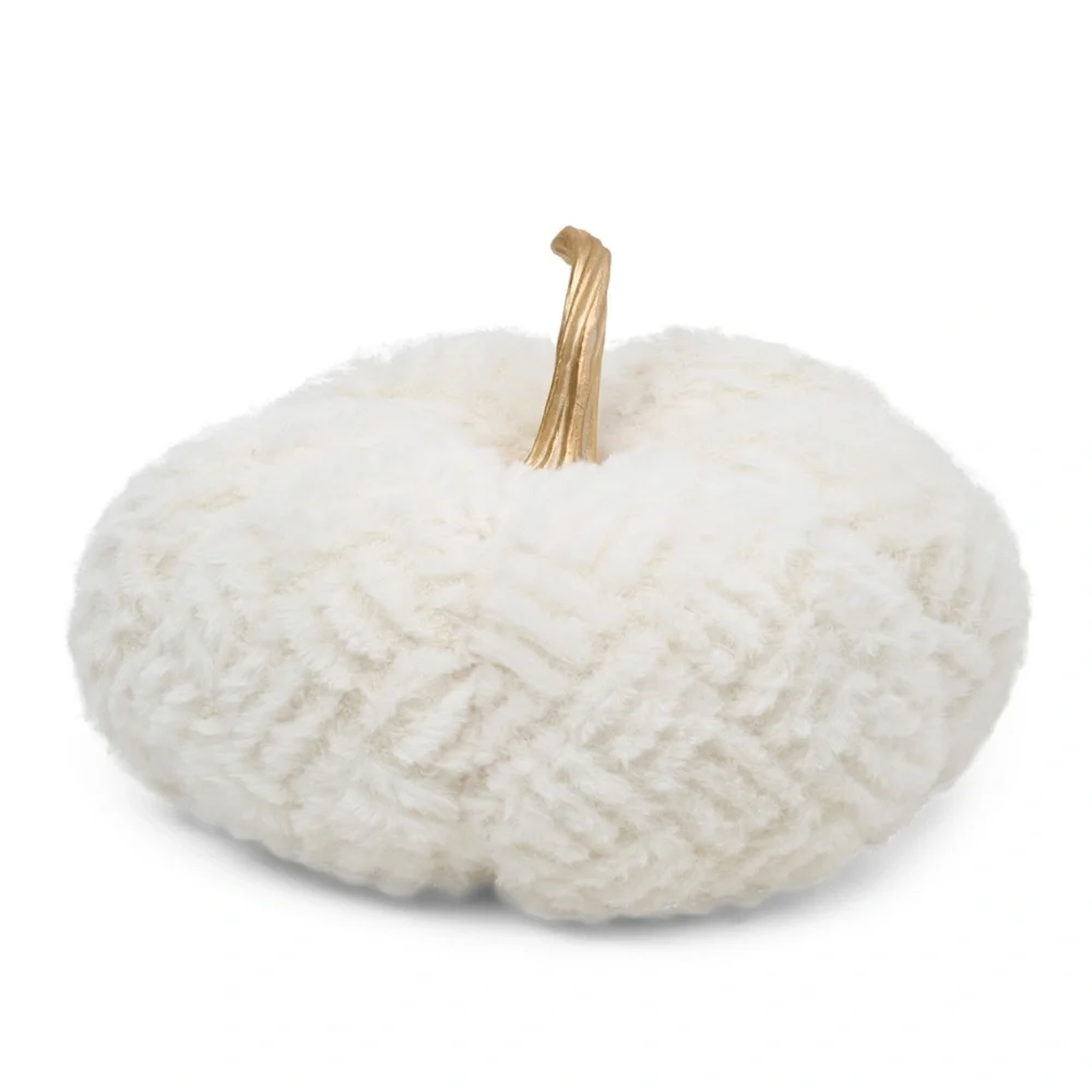 NWT Cupcakes & Cashmere Faux Fur Pumpkin 11”